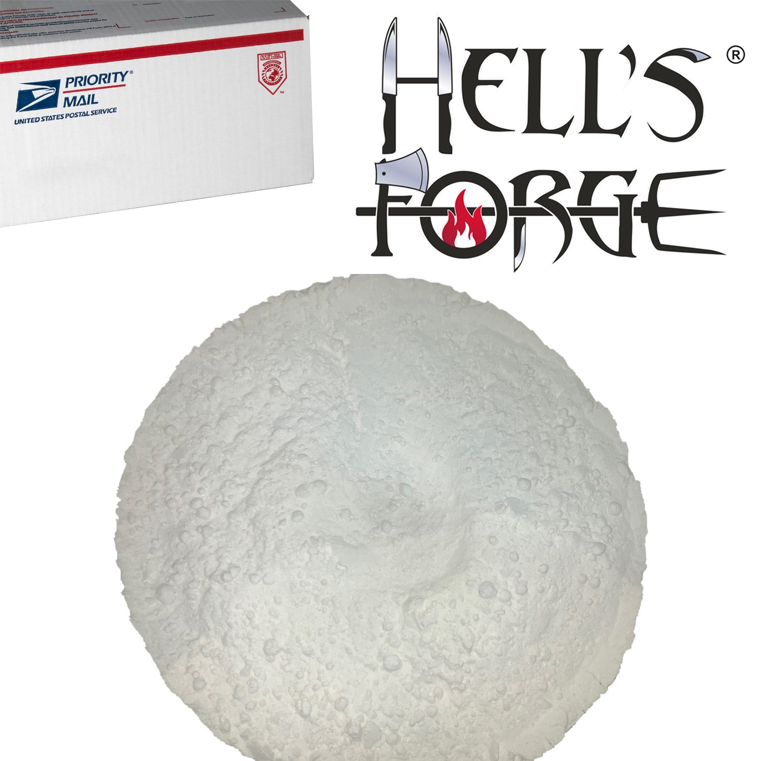 Hellcote 3000 Refractory Cement for Ceramic Fiber Blankets to Be used on Any Brand Including All Hell's Forge Brand Propane Forge Units - 5 lbs, Men's